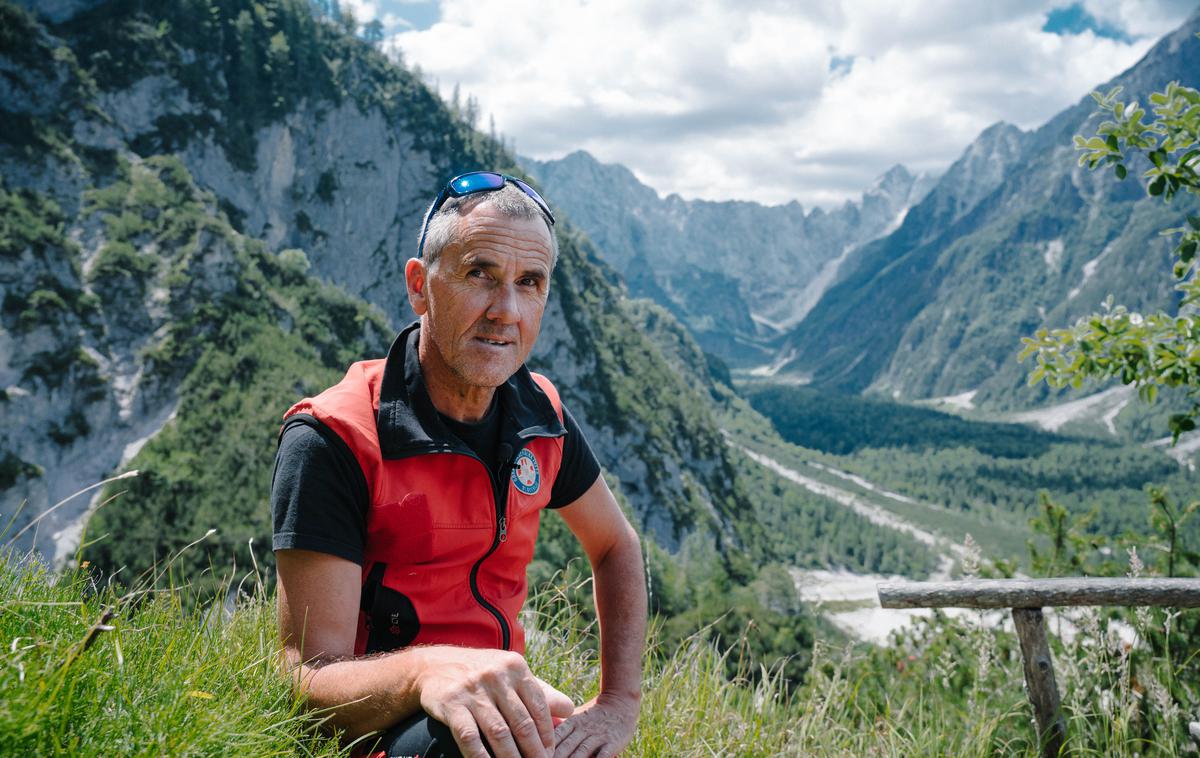 Jurij Jeršin | Izkušeni gorski reševalec Jure Jeršin je decembra 2016 tudi sam moral poklicati na pomoč.  | Foto Jan Lukanović