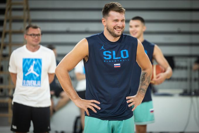 Luka Dončić je prevzel vlogo kapetana. | Foto: Vid Ponikvar/Sportida