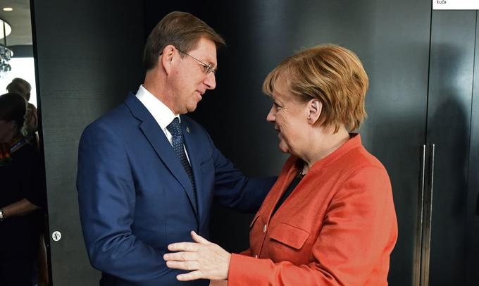Miro Cerar Angela Merkel | Foto: Twitter - Voranc