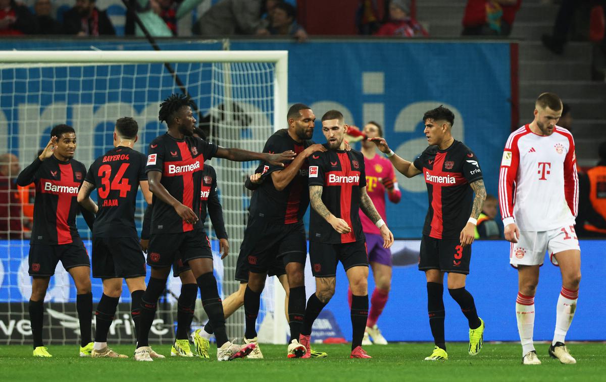 Bayer Leverkusen - Bayern München | Bayer Leverkusen je v derbiju kroga s 3:0 premagal Bayern München. | Foto Reuters