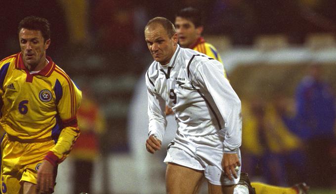 Milan Osterc je Romuniji zabil enega najbolj spektakularnih golov v zgodovini slovenske reprezentance. | Foto: Reuters