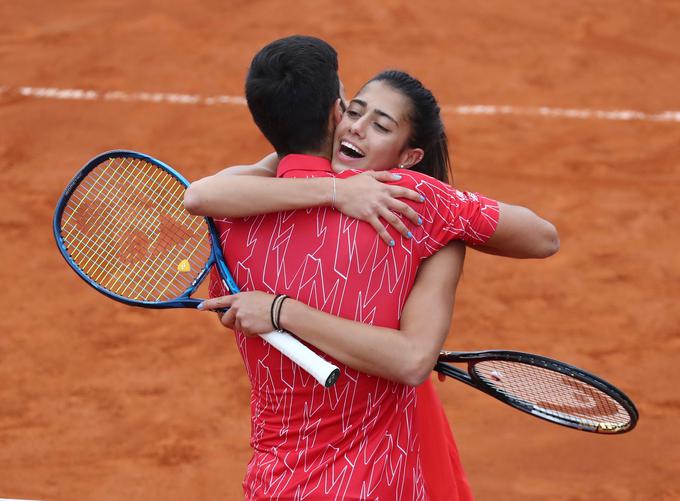 Olga Danilović in Novak Đoković sta že od nekdaj dobra prijatelja. | Foto: Reuters