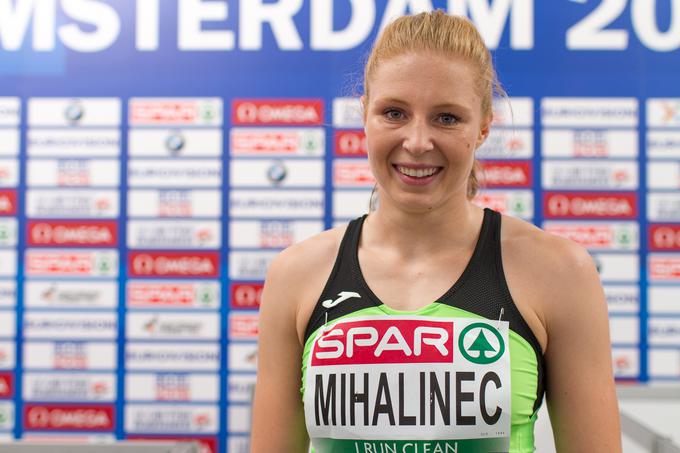 Maja Mihalinec je že v predteku postavila osebni rekord, bo šlo v polfinalu še hitreje? | Foto: Peter Kastelic