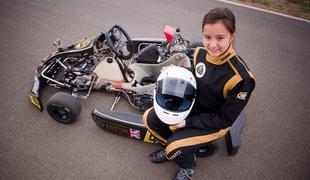 VIDEO: 12-letnica, ki dirka 115 km/h: Rada bi šla še hitreje