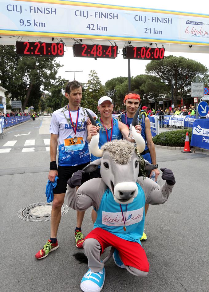 Aleš Žontar je še četrtič zapored zmagal na Istrskem maratonu. | Foto: Tomaž Primožič/FPA