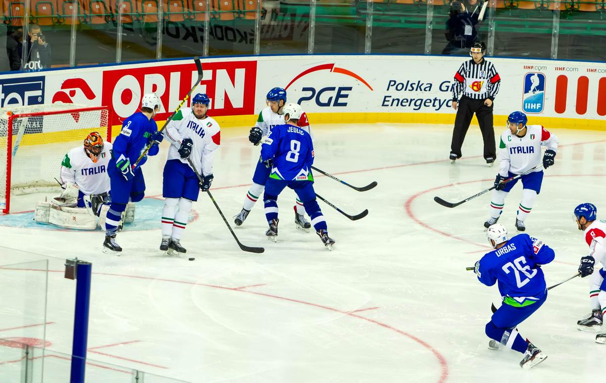 Slovenija Italija hokej | Foto HZS/Drago Cvetanovič