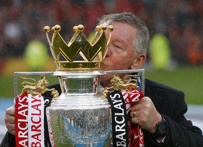 Z Manchester Unitedom se je kar 13-krat podal na angleški klubski prestol. | Foto: Reuters