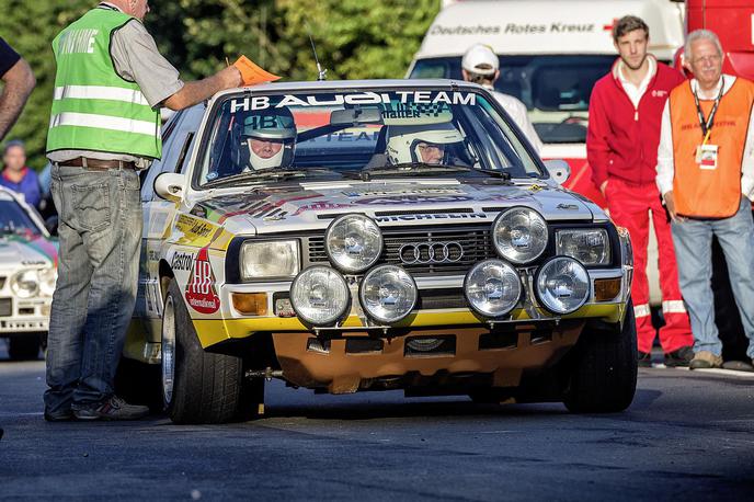 Hannu Mikkola | Nerazdružljiva dvojica: Hannu Mikkola in sovoznik Arne Hertz sta tudi po koncu kariere na različnih šovih prikazovala stare Audijeve dirkalne avtomobile. | Foto Audi