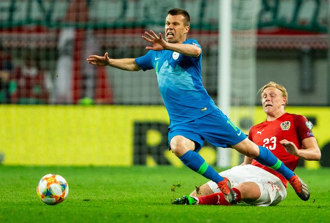 Damjan Bohar je za slovensko člansko reprezentanco zbral tri nastope. Nazadnje je branil barve domovine lani na gostovanju v Avstriji. | Foto: Vid Ponikvar