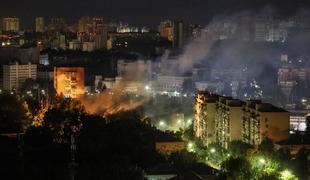 To je bil doslej največji napad z droni na ukrajinsko prestolnico