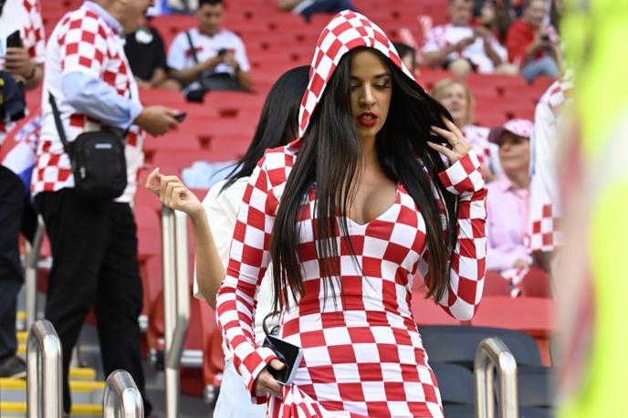 Ivana Knoll | Hrvaška navijačica na svetovnem nogometnem prvenstvu v Katarju | Foto Facebook