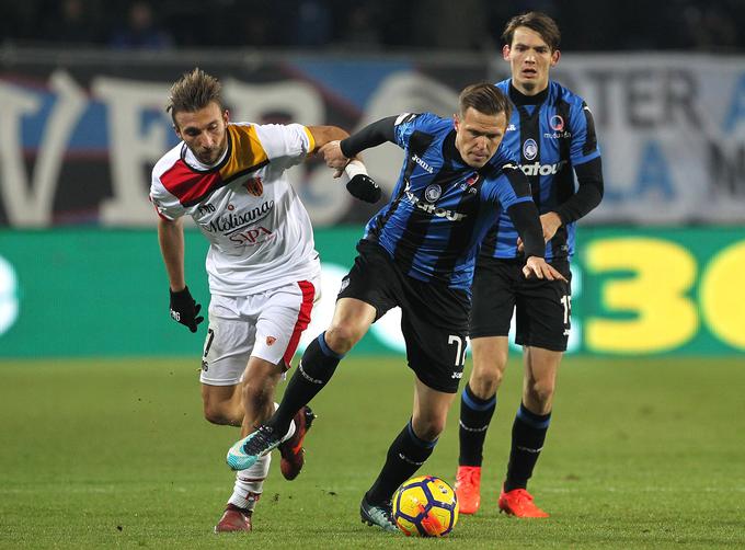 Josip Iličić je na ponedeljkovi tekmi proti Beneventu Atalanti pomagal do zmage s podajo. | Foto: Getty Images