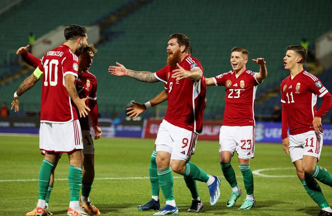 Madžari so osvojili točko, ki jih pelje na evropsko prvenstvo. | Foto: Reuters