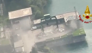 Eksplozija v italijanski hidroelektrarni zahtevala več življenj