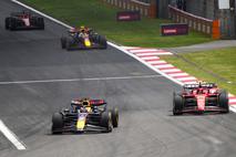 VN Kitajske Max Verstappen Red Bull Carlos Sainz Ferrari
