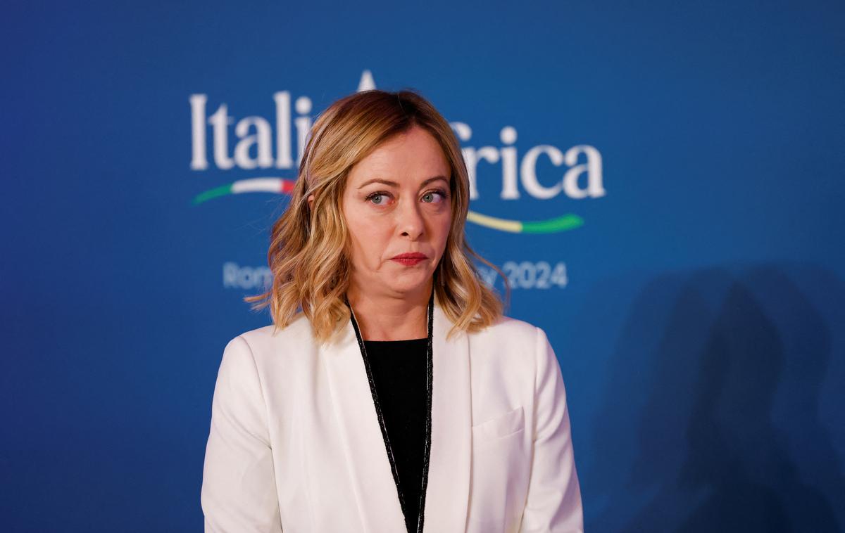Giorgia Meloni | Edino, česar jim Titovi komunisti niso mogli vzeti, je njihova identiteta, je zatrdila Melonijeva. | Foto Reuters