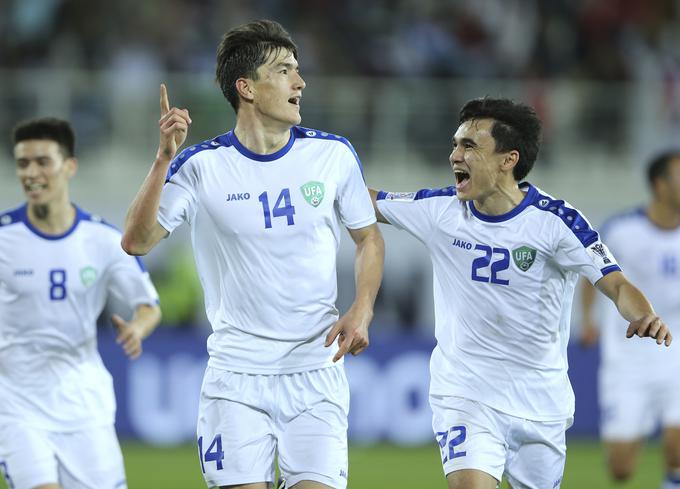 Eldor Shomurodov je najboljši nogometaš Uzbekistana. Na 69 tekmah za reprezentanco je dosegel kar 38 zadetkov. | Foto: Reuters