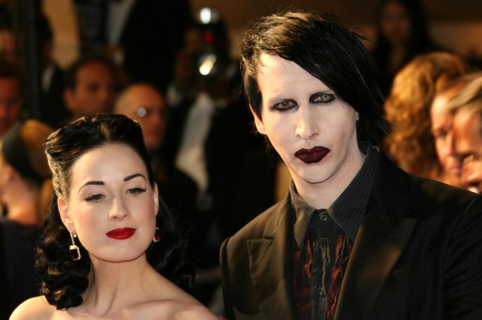 Dita Von Teese, Marilyn Manson | Dita Von Teese in Marilyn Manson sta bila skupaj sedem let. | Foto Reuters