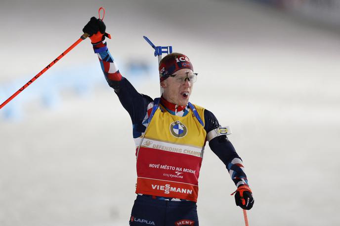 Johannes Thingnes Boe | Johannes Thingnes Boe je osvojil še 18. zlato odličje na svetovnih prvenstvih.  | Foto Guliverimage