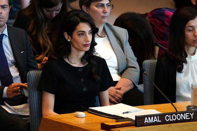 Amal je vplivna odvetnica, specializirana za človekove pravice. Georgea je fasciniralo, da je njeno delo pomembnejše od njegovega. | Foto: Reuters