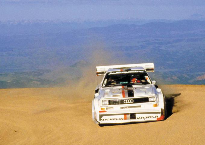 1987: svetovni rekord pri vožnji na Pikes Peak, Walter Röhrl. | Foto: Audi