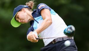 Nadarjena slovenska golfistka Pia Babnik občutno napredovala