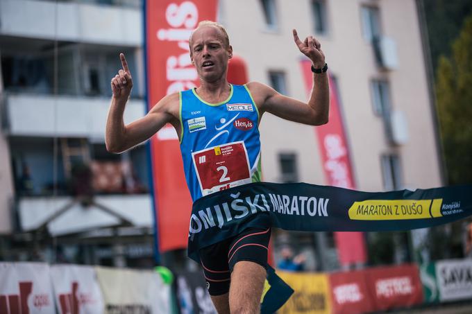 Novi stari zmagovalec Konjiškega maratona je Mitja Krevs. | Foto: Matic Ritonja/Sportida