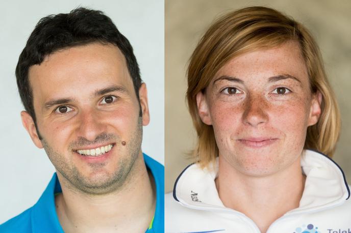 Bojan Tokić in Eva Terčelj | Bojan Tokić in Eva Terčelj bosta ob odprtju olimpijskih iger v Tokiu nosila slovensko zastavo. | Foto Sportida