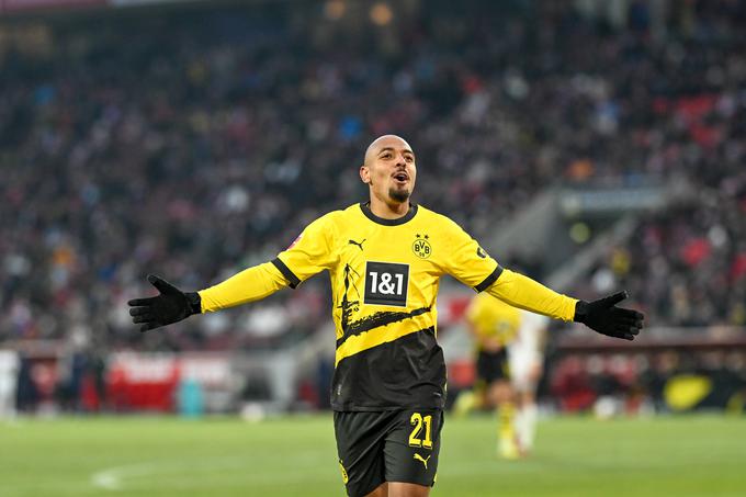 Nizozemec Donyell Malen (Borussia Dortmund) je na stadionu RheinEnergie v Kölnu, kjer bo Slovenija 25. junija na Euru 2024 nastopila proti Angliji, dosegel dva zadetka.  | Foto: Guliverimage