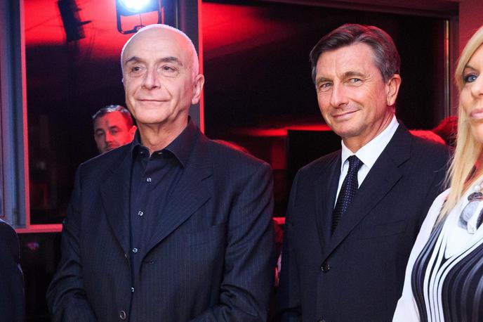 Ivo Boscarol, Borut Pahor | Ajdovski podjetnik Ivo Boscarol in nekdanji predsednik Borut Pahor sta stara znanca, ki očitno v družbi drug drugega uživata. | Foto Mediaspeed