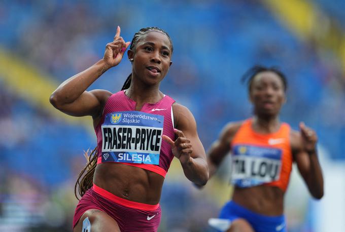 Shelly-Ann Fraser-Pryce je bila znova razred zase na 100 m. | Foto: Reuters