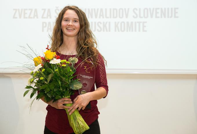 Gluha smučarka Anja Drev je bila na letošnjem svetovnem prvenstvu gluhih dvakrat tretja.  | Foto: Vid Ponikvar