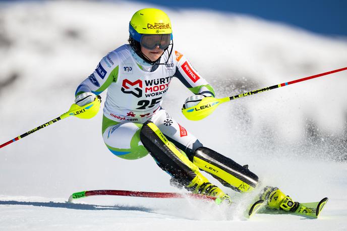 Neja Dvornik Are slalom 2024 | Neja Dvornik je v Areju na Švedskem z 9. mestom v slalomu poskrbela za uspeh kariere.  | Foto Reuters