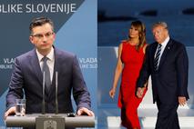 Marjan Šarec, Donald in Melania Trump