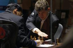 Carlsen in Anand še tretjič remizirala