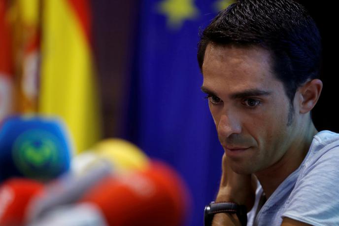 Alberto Contador | Alberto Contador je dal na dražbo svoje kolo, s katerim je leta 2011 dirkal na Giru in Tour de Franceu. | Foto Reuters