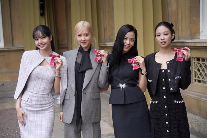 Članice južnokorejske zasebe Blackpink (od leve proti desni): Lisa (Lalisa Manoban), Rose (Roseanne Park), Jisoo Kim in Jennie Kim. | Foto: Guliverimage