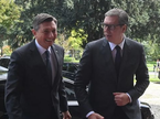 Borut Pahor in Aleksandar Vučić