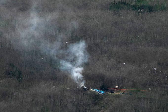 Helikopterske nesreče ni preživel nobeden izmed devetih ljudi na krovu helikopterja. | Foto: Getty Images