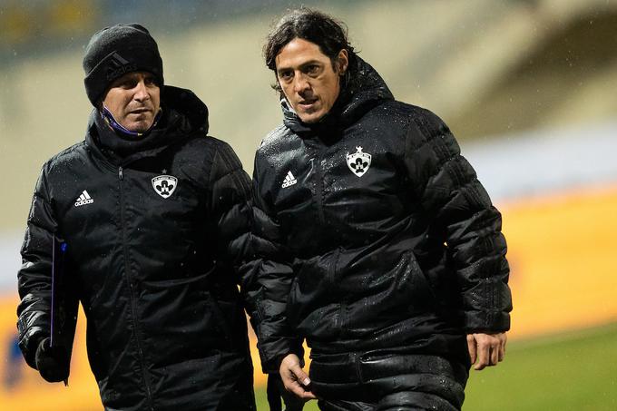 Začetek leta 2021 sta na trenerskem položaju Maribora zaznamovala Saša Gajser in Mauro Camoranesi. | Foto: Vid Ponikvar