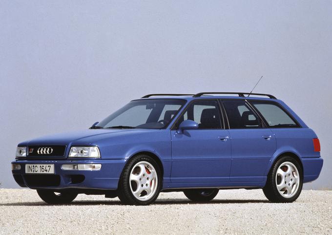 1994: prvi petvaljni motor RS za audi RS 2 avant. Moč motorja: 232 kilovatov. Na fotografiji audi avant RS 2, letnik 1994. | Foto: Audi