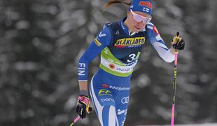 Niskanenova in Klaebo zmagala v Falunu, Anja Mandeljc in Miha Ličef do točk