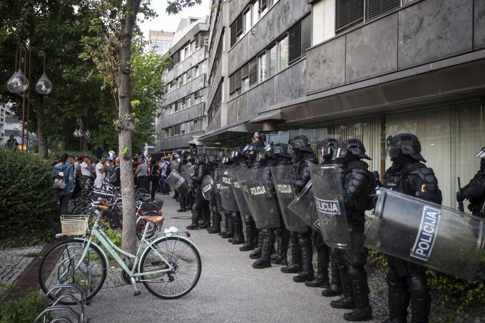 Protest nasprotnikov pogojev PCT v Ljubljani dne 29.9.2021 | Foto: Bojan Puhek