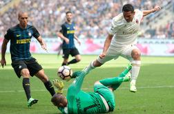 Inter se je v infarktni končnici opekel proti Milanu, gol Jasmina Kurtića v Rimu