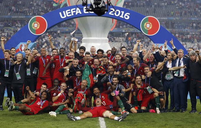 Portugalci so prvič postali evropski prvaki leta 2016 v Franciji. Kako se bodo odrezali pet let pozneje? | Foto: Reuters