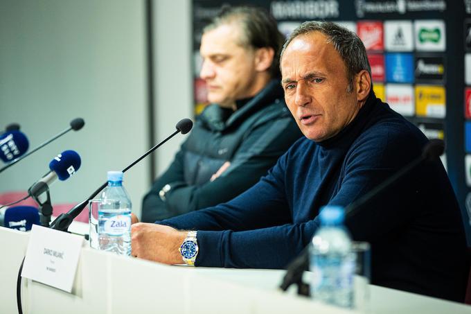 Njegov stanovski kolega Darko Milanič, veže ju obojestransko spoštovanje, je zapustil stolček Maribora v začetku marca, Hadžić je prenehal sodelovati z Olimpijo tri mesece pozneje.  | Foto: Grega Valančič/Sportida