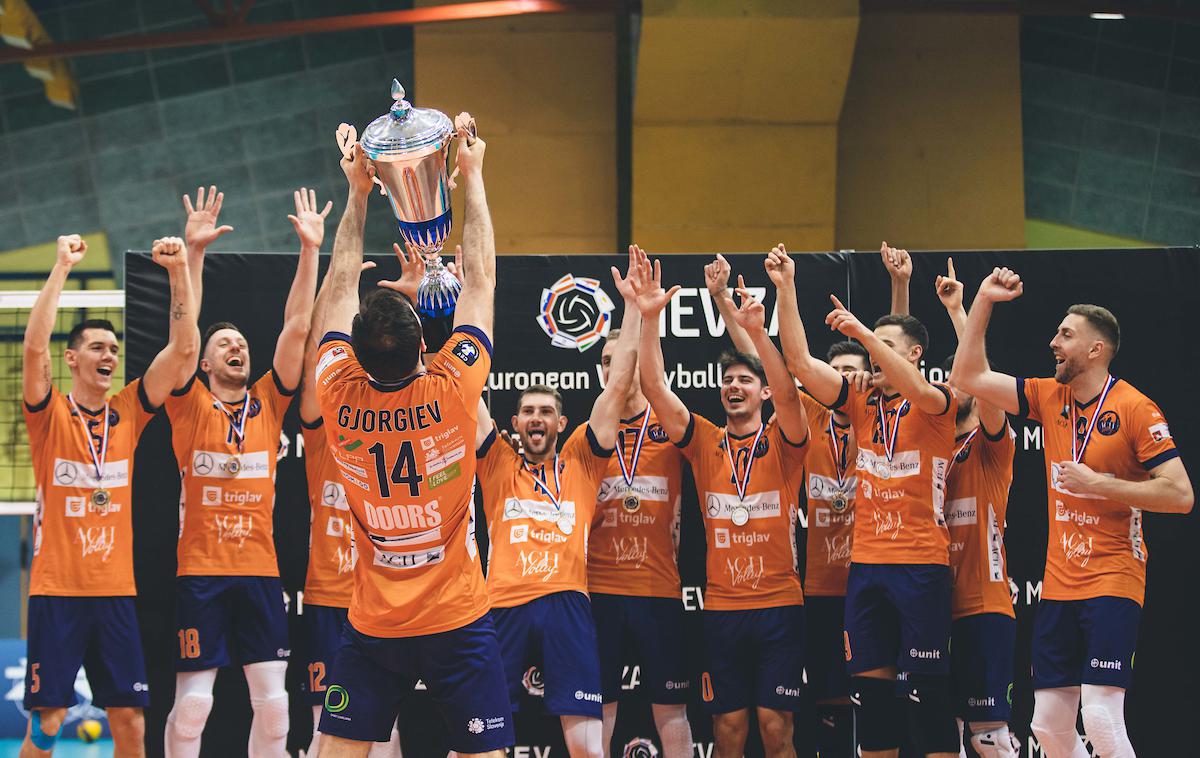 Finale lige MEVZA: ACH Volley - Calcit Volley | ACH Volley je še drugič ta teden v boju za lovoriko premagal Calcit Volley, tokrat v finalu srednjeevropske lige. | Foto Sportida