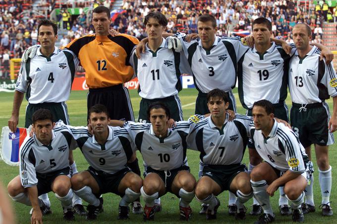 Slovenska nogometna reprezentanca je prvič nastopila na velikem tekmovanju leta 2000. | Foto: Reuters
