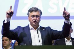 Vzporedne volitve kažejo na prepričljivo zmago Plenkovićeve HDZ