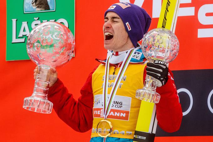 Stefan Kraft, novi kralj svetovnega pokala | Foto: Grega Valančič/Sportida
